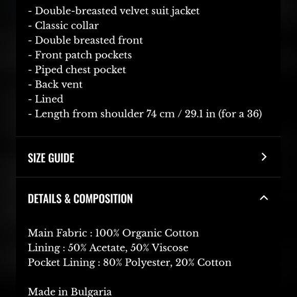 Sezane Michelle 100% Organic Cotton Iceberg Blue Velvet Jacket - Picture 3 of 3